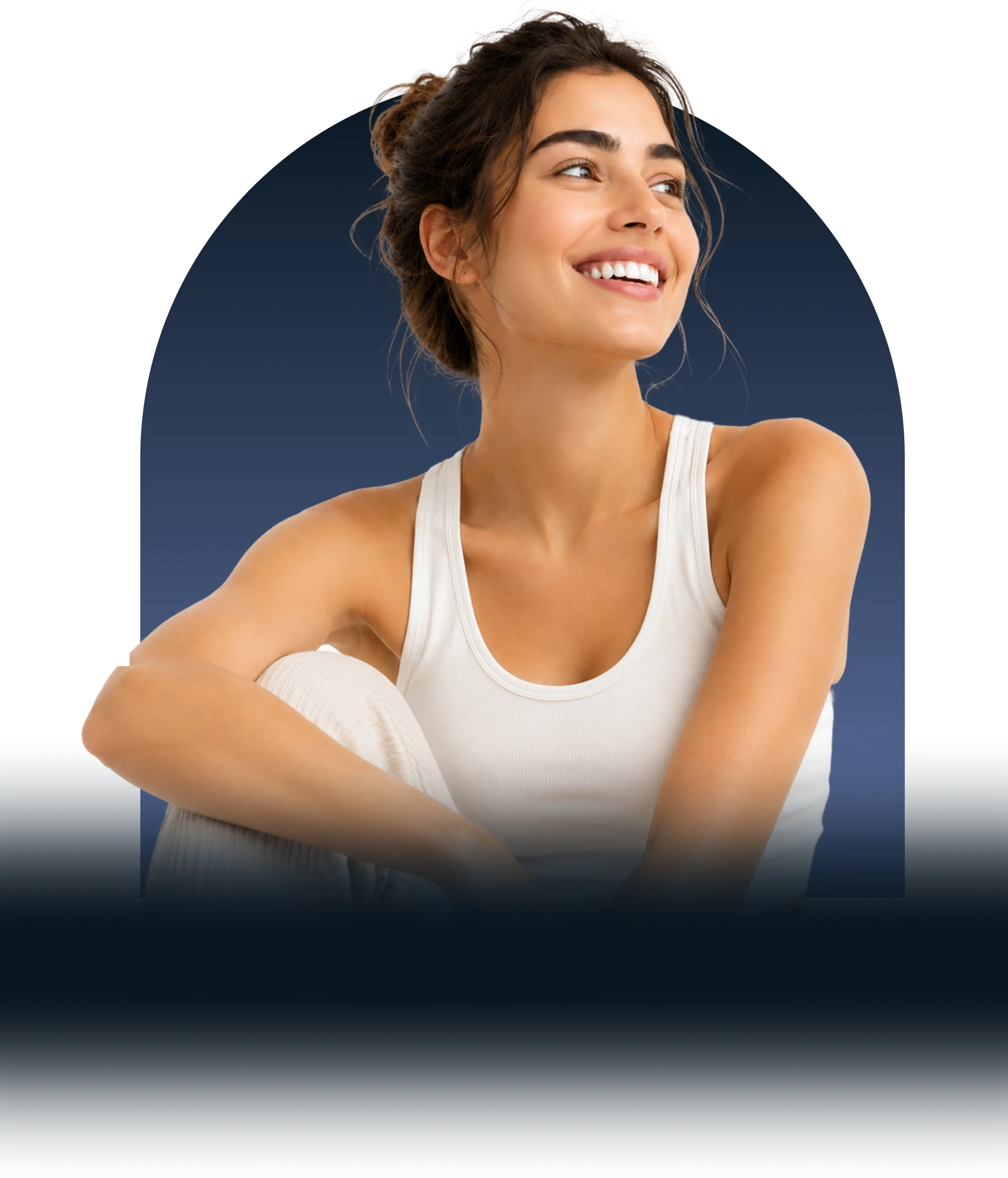 A person smiling